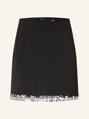 Riani Spódnica Z Cekinami schwarz