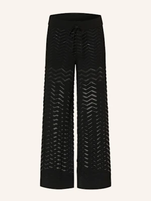 Riani Spodnie Z Dzianiny schwarz