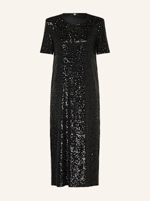 Riani Sukienka Koktajlowa Z Cekinami schwarz