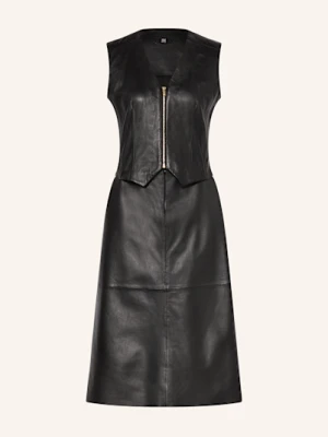 Riani Sukienka Skórzana schwarz