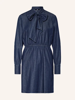 Riani Sukienka Z Kokardą W Stylu Jeansowym blau