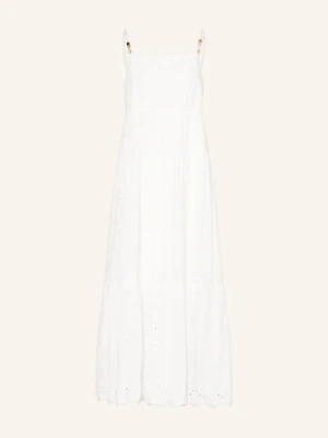 Riani Sukienka Z Ażurową Koronką weiss