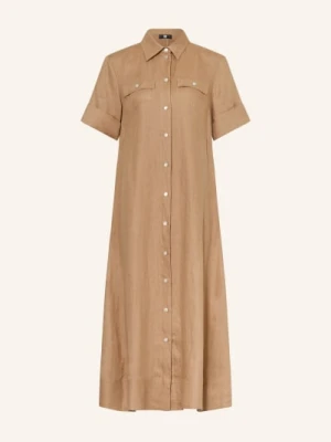 Riani Sukienka Z Lnu braun