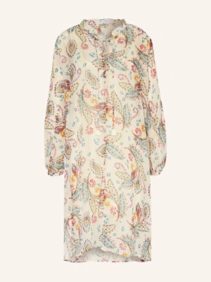 Riani Sukienka Z Odkrytymi Ramionami Z Błyszczącą Przędzą weiss