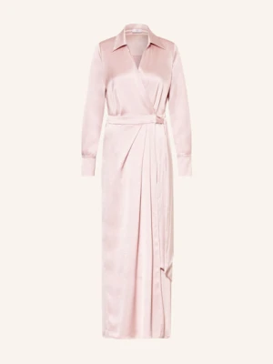 Riani Sukienka Z Satyny W Stylu Kopertowym rosa