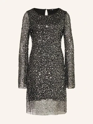 Riani Sukienka Z Siateczki Z Cekinami schwarz