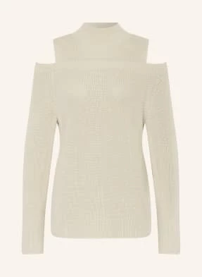 Riani Sweter Z Odkrytymi Ramionami beige