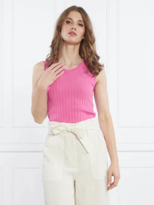 RIANI Top tank knitted | Slim Fit różowy