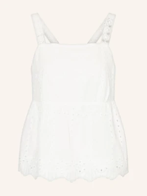 Riani Top Z Koronką weiss