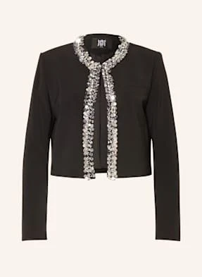 Riani Żakiet Pudełkowy Z Cekinami schwarz