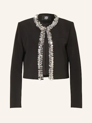 Riani Żakiet Pudełkowy Z Cekinami schwarz