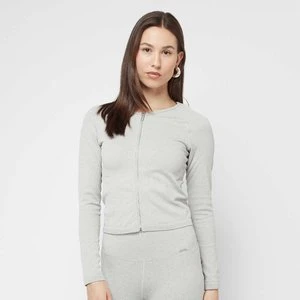 Ribbed Seamless Zip Jacket, markiaim'n, Bluzy, w kolorze szary, rozmiar: