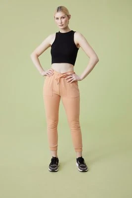 Ribbed - top damski - Black Active People