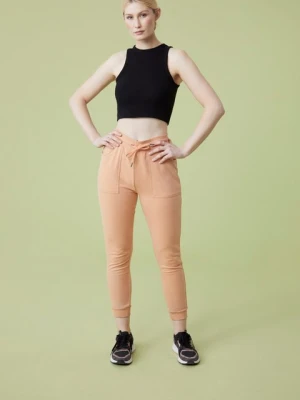 Ribbed - top damski - Grey Active People