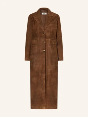 Ricano Płaszcz Skórzany braun