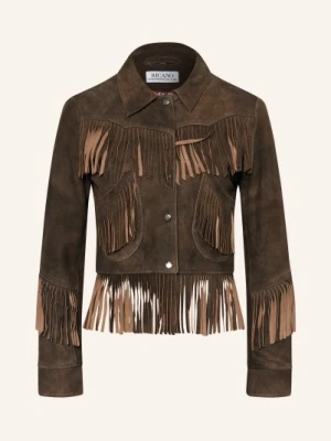 Ricano Skórzana Kurtka Sedley gruen