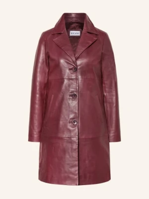 Ricano Skórzany Płaszcz Mariza rot