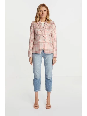 Rich & Royal Blezer w kolorze jasnozielono-czerwonym rozmiar: 42