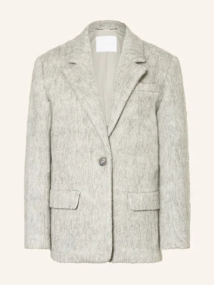 Rich & Royal Blezer Ze Sztucznego Futra grau