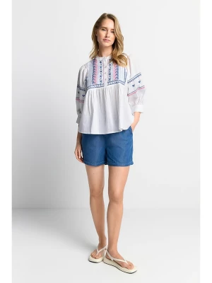 Rich & Royal Bluzka w kolorze biało-niebieskim rozmiar: 36