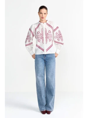 Rich & Royal Bluzka w kolorze białym rozmiar: 40