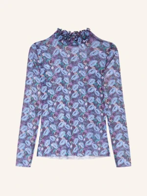 Rich & Royal Bluzka Z Falbankami blau