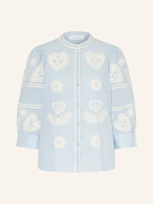 Rich & Royal Bluzka Z Rękawami 3/4 blau