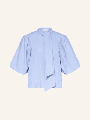 Rich & Royal Bluzka Z Rękawami 3/4 I Odpinanym Kokardką blau