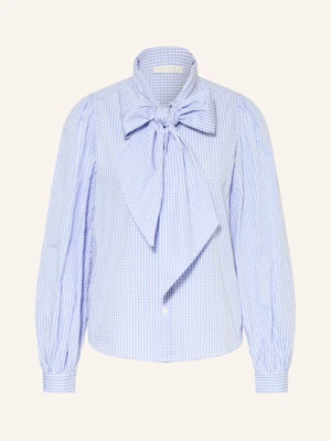 Rich & Royal Bluzka Z Wiązaniem Pod Szyją blau