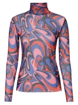 Rich & Royal Damska koszulka z długim rękawem Kobiety Sztuczne włókno wielokolorowy|różowy|niebieski wzorzysty,