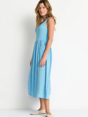 Rich & Royal Damska sukienka midi Kobiety niebieski,