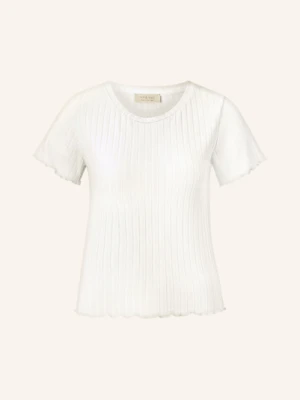 Rich & Royal Dzianinowa Koszulka weiss