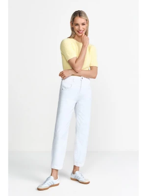 Rich & Royal Dżinsy - Regular fit - w kolorze białym rozmiar: W31 / L32