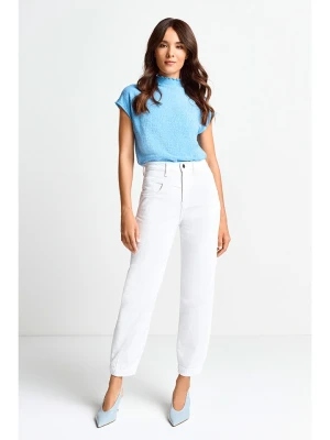 Rich&Royal Dżinsy - Tapered fit - w kolorze białym rozmiar: W31