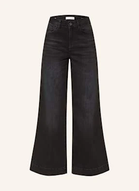 Rich & Royal Jeansy Flare schwarz