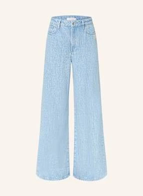 Rich & Royal Jeansy Wide Leg blau