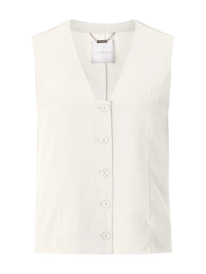 Rich & Royal Kamizelka garniturowa w kolorze kremowym rozmiar: 38