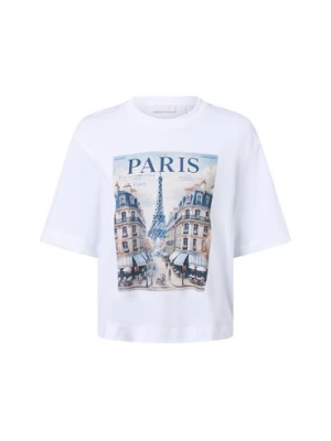 Rich & Royal Koszulka damska Kobiety Bawełna biały nadruk,