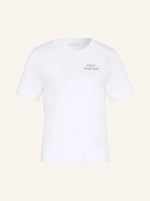 Rich & Royal Koszulka Easy Z Kamieniami Ozdobnymi weiss