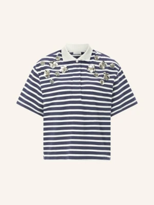 Rich & Royal Koszulka Polo Z Dżerseju Z Cekinami blau