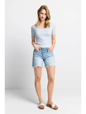 Rich & Royal Koszulka w kolorze biało-błękitnym rozmiar: XS