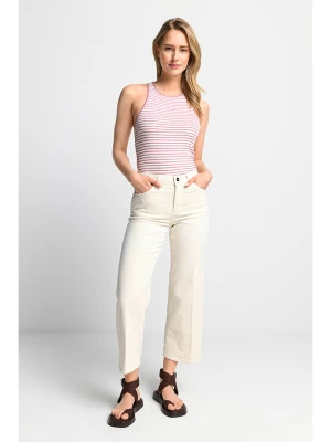 Rich & Royal Koszulka w kolorze biało-jasnoróżowym rozmiar: XS