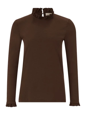 Rich & Royal Koszulka w kolorze ciemnobrązowym rozmiar: S