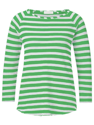 Rich & Royal Koszulka w kolorze zielono-białym rozmiar: S