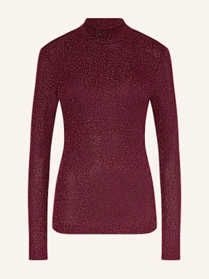 Rich & Royal Koszulka Z Długim Rękawem Z Błyszczącą Przędzą rot