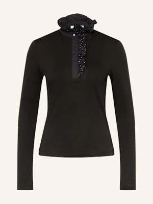Rich & Royal Koszulka Z Długim Rękawem Z Ozdobnymi Kamykami schwarz