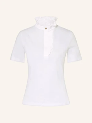 Rich & Royal Koszulka Z Falbanami weiss