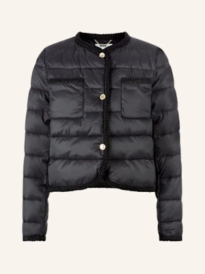 Rich & Royal Kurtka Pikowana schwarz