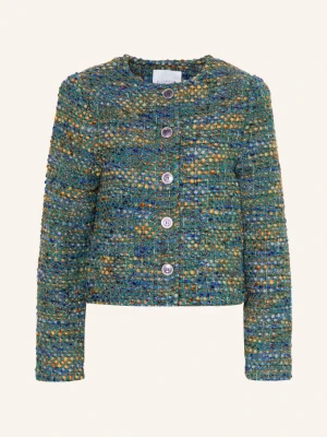Rich & Royal Kurtka Pudełkowa Z Tkaniny Bouclé blau niebieski