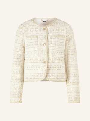 Rich & Royal Kurtka Tweedowa Z Błyszczącą Przędzą weiss